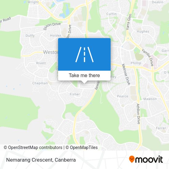 Nemarang Crescent map