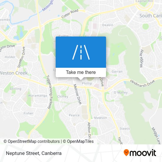 Neptune Street map