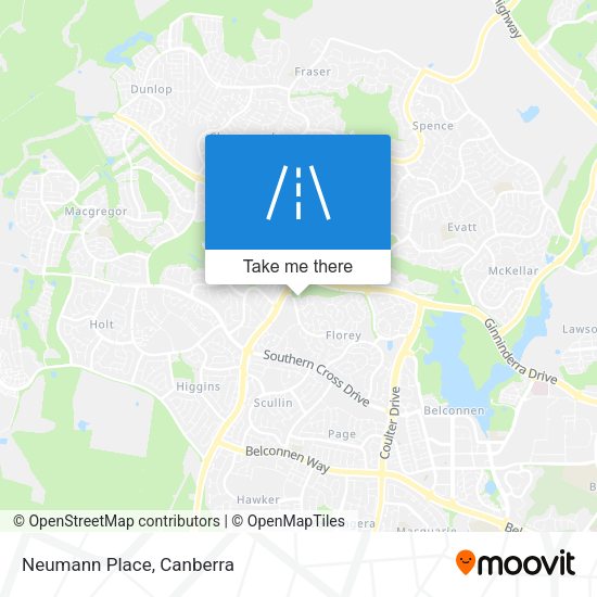 Neumann Place map