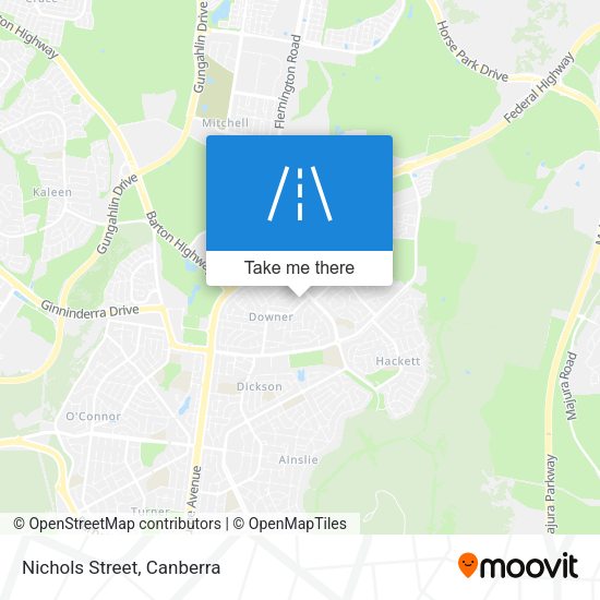 Nichols Street map
