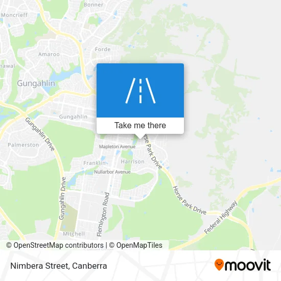 Nimbera Street map
