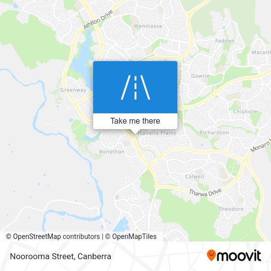 Noorooma Street map