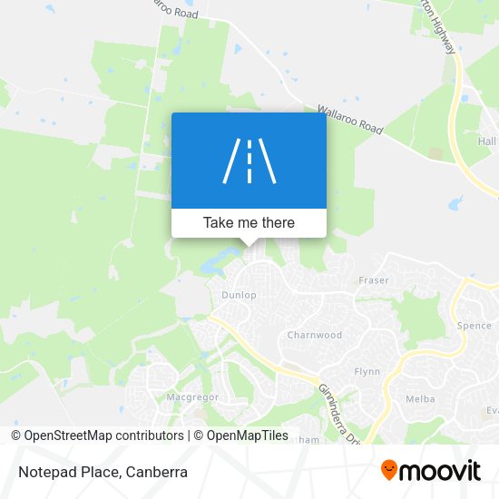 Notepad Place map