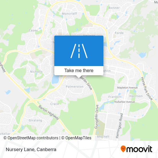 Nursery Lane map