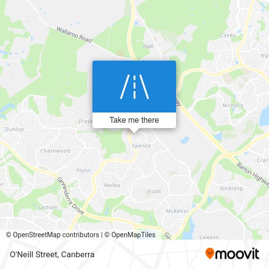 O'Neill Street map