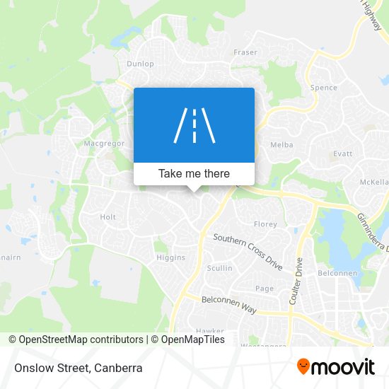 Onslow Street map