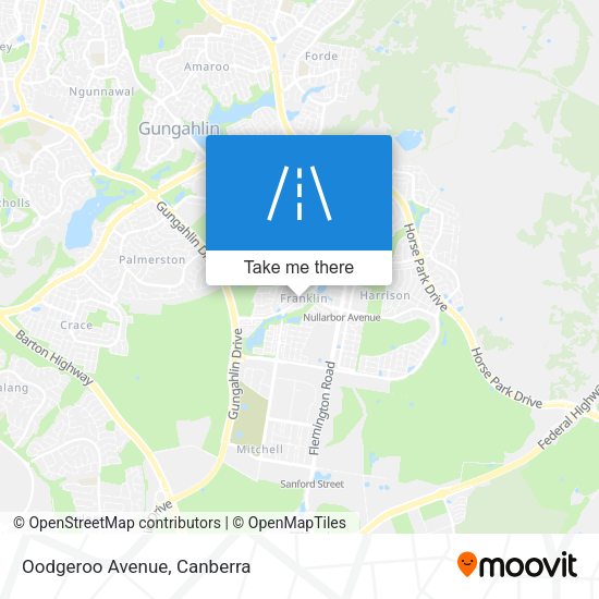 Oodgeroo Avenue map
