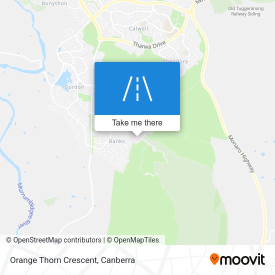 Orange Thorn Crescent map