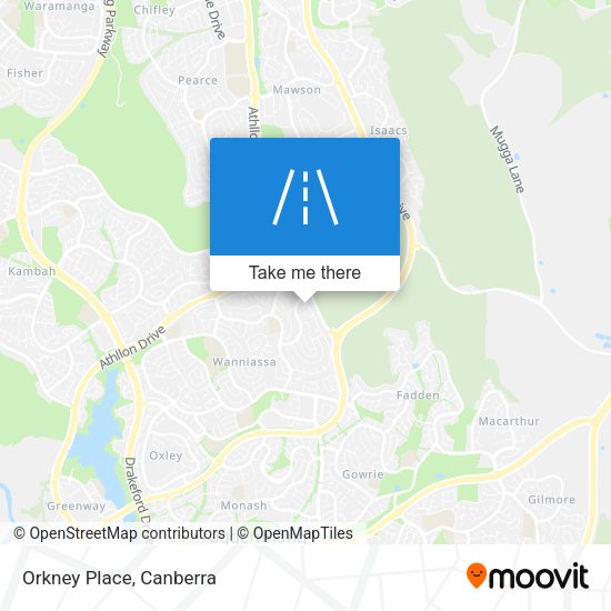 Orkney Place map