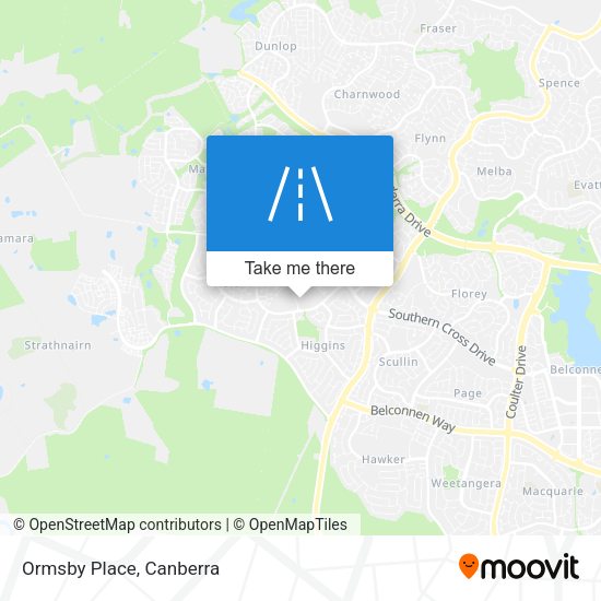 Ormsby Place map
