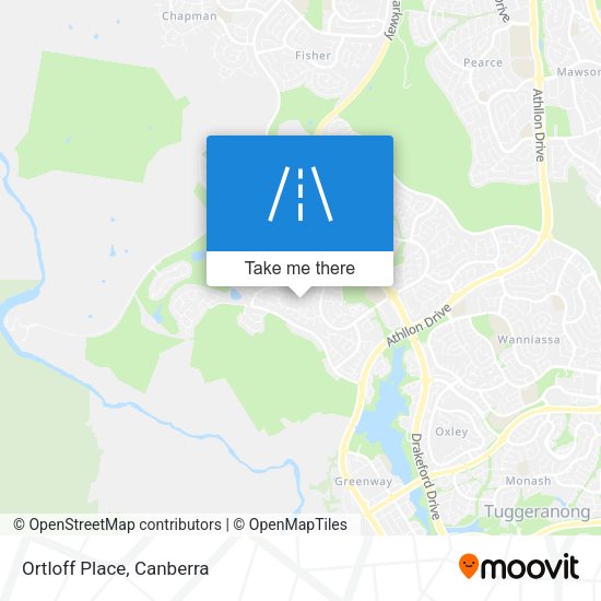 Ortloff Place map