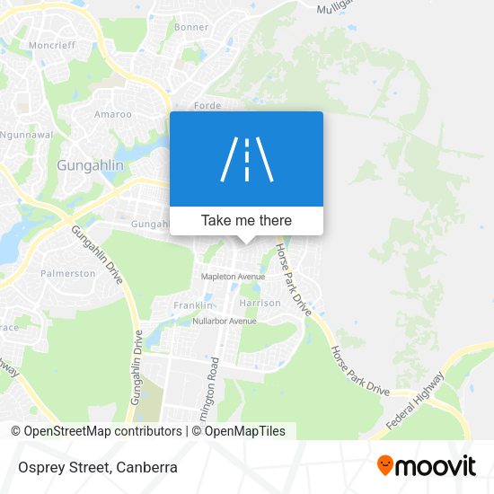 Osprey Street map