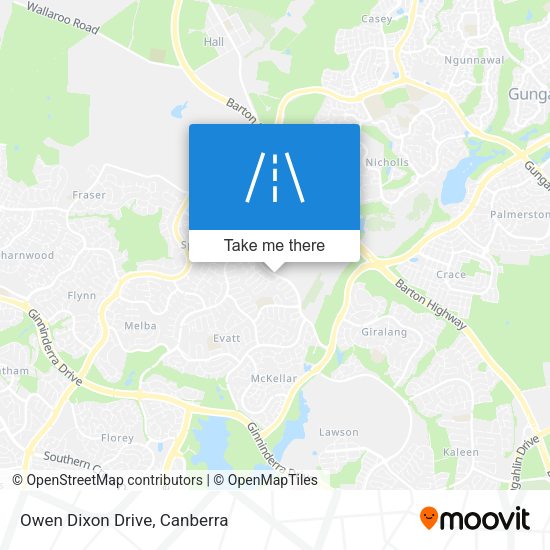 Owen Dixon Drive map