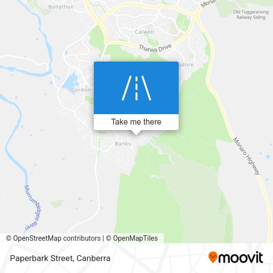 Paperbark Street map