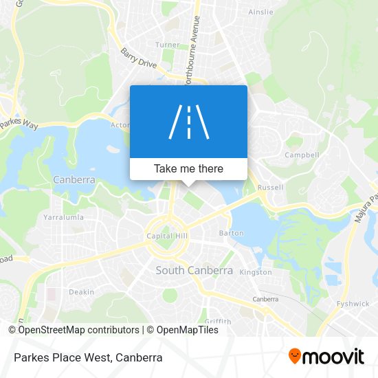 Parkes Place West map