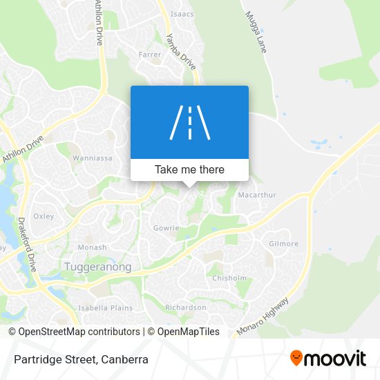 Partridge Street map