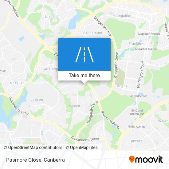 Pasmore Close map