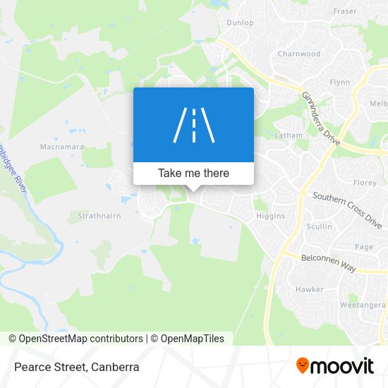Pearce Street map
