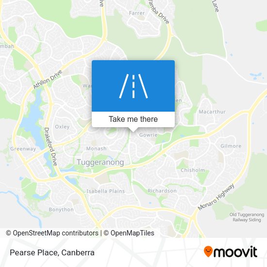 Pearse Place map