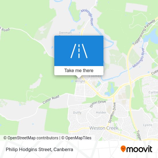 Philip Hodgins Street map