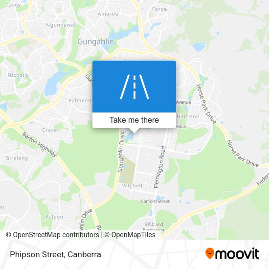 Phipson Street map