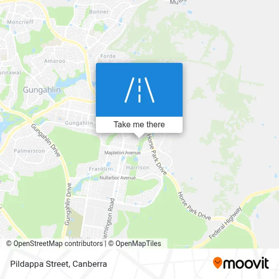 Mapa Pildappa Street