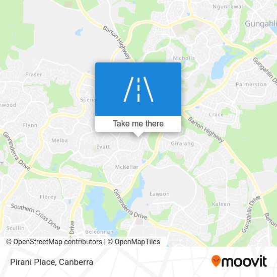 Pirani Place map