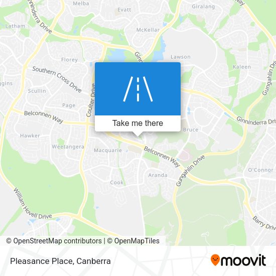Pleasance Place map
