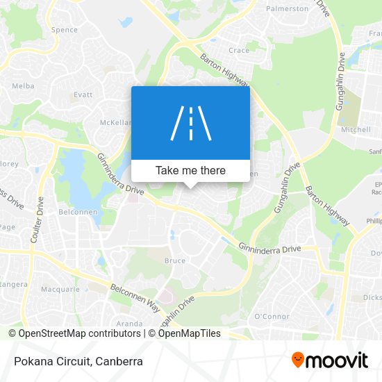 Pokana Circuit map