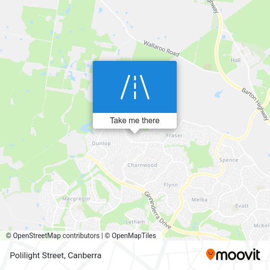 Polilight Street map