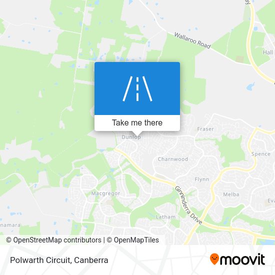 Polwarth Circuit map
