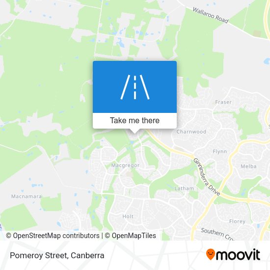Pomeroy Street map