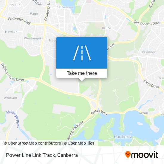 Power Line Link Track map