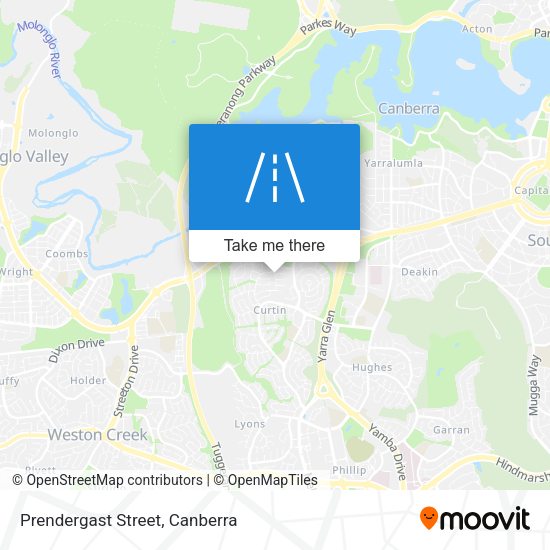 Prendergast Street map