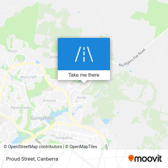 Proud Street map