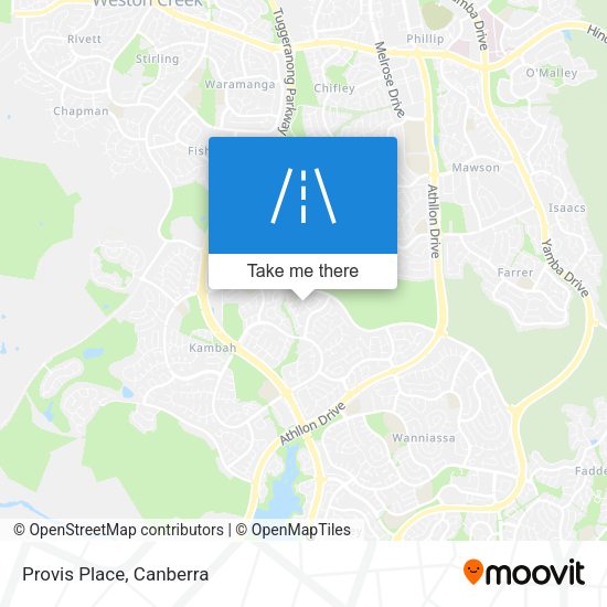 Provis Place map