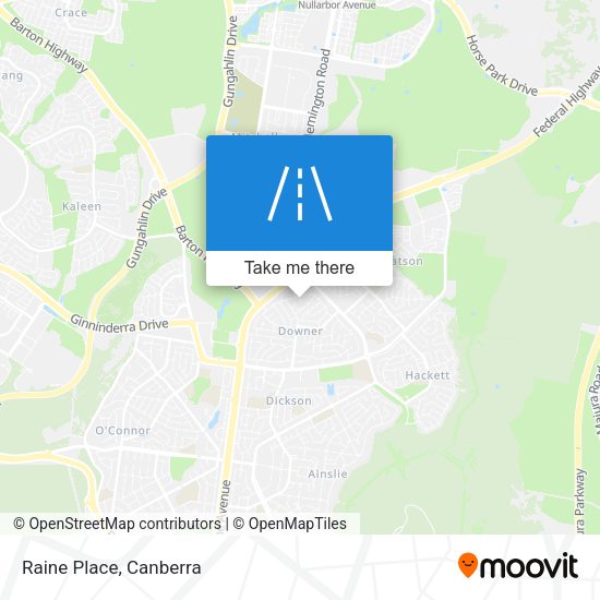 Raine Place map