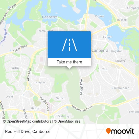 Red Hill Drive map