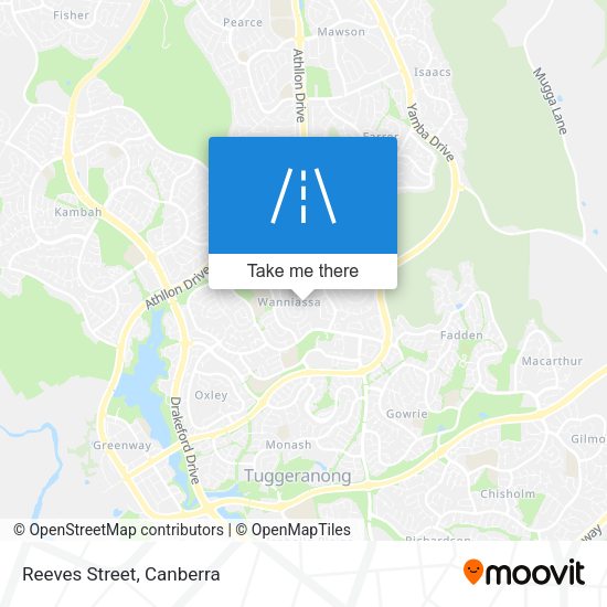Reeves Street map