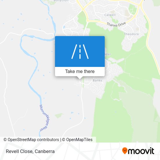 Revell Close map