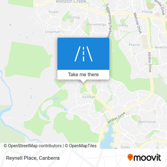Reynell Place map