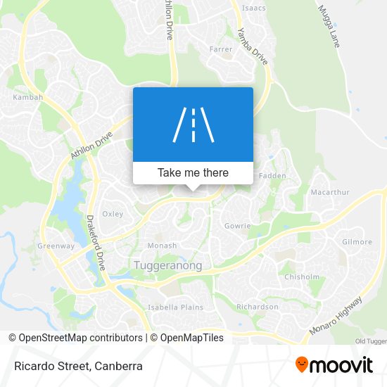Ricardo Street map