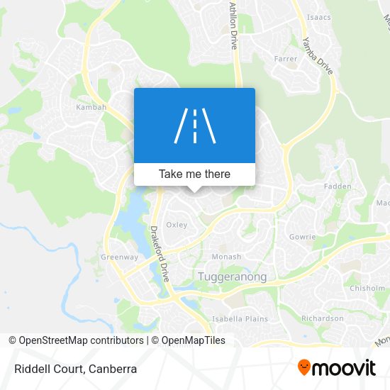 Riddell Court map