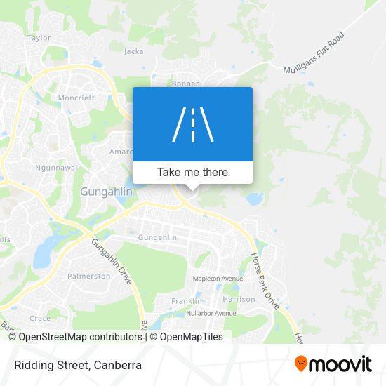 Ridding Street map