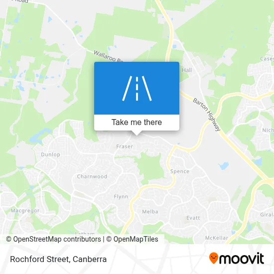 Mapa Rochford Street