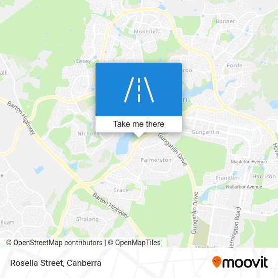 Rosella Street map