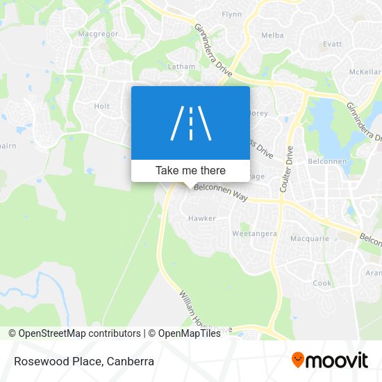 Rosewood Place map