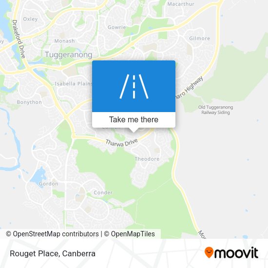 Rouget Place map