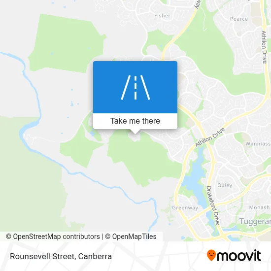 Mapa Rounsevell Street