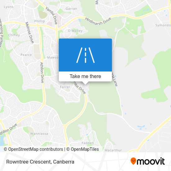 Rowntree Crescent map